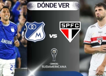 millonarios sao paulo donde ver hoy vivo online plataformas streaming transmision transmisiones emision emisiones app aplicaciones canal canales tv television en directo senal abierta youtube futbol gratis paginas web sitios internet a que hora juegan horarios países donde pasan como ver copa sudamericana espn directv libertadores conmebol