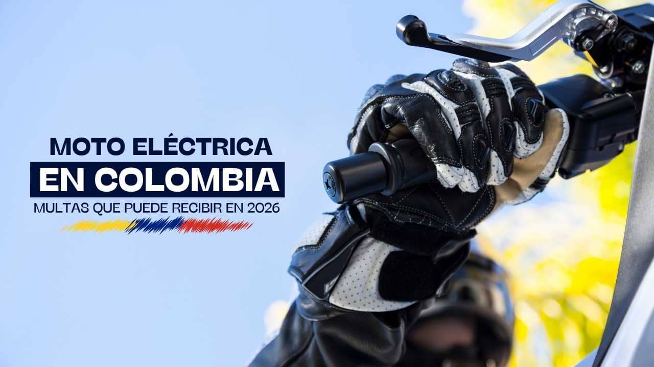 moto electrica colombia multas puede recibir 2026