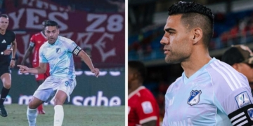 radamel falcao garcia lesion millonarios america duro golpe cabeza fractura partido clasico pascual guerrero cali ambulancia clinica futbol profesional colombiano fpc liga betplay dimayor