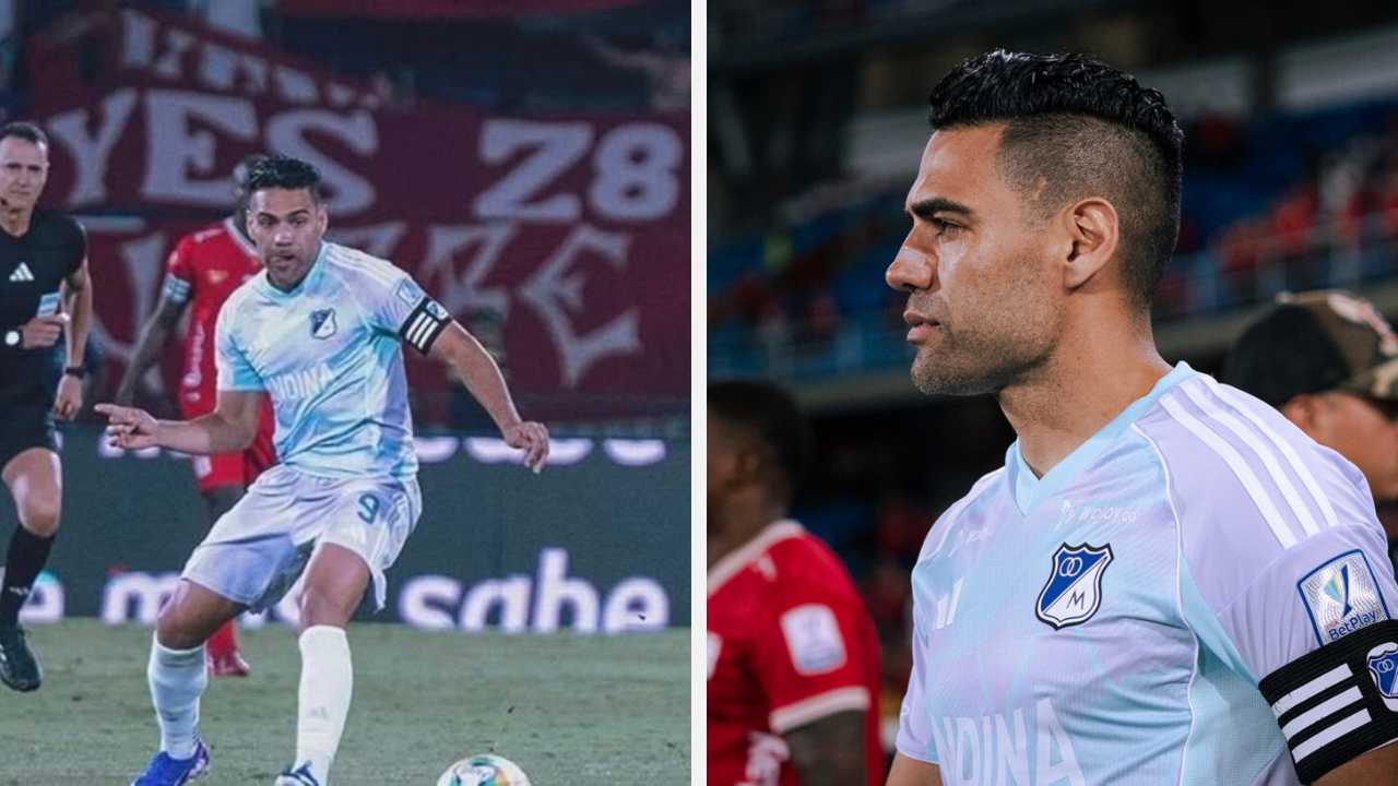 radamel falcao garcia lesion millonarios america duro golpe cabeza fractura partido clasico pascual guerrero cali ambulancia clinica futbol profesional colombiano fpc liga betplay dimayor