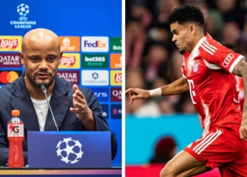 real madrid bayern champions luis diaz kompany