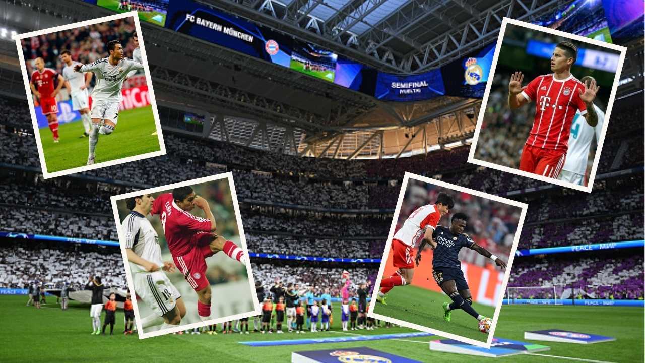 real madrid bayern munich champions league liga de campeones copa europa numeros datos estadisticas enfrentamientos historicos historial partidos jugadores goles memorables santiago bernabeu semifinales cristiano ronaldo hoy