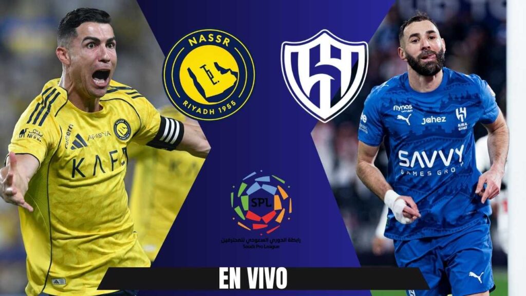 al nassr al hilal donde ver hoy vivo online plataformas streaming transmision transmisiones emision emisiones app aplicaciones canal canales tv television en directo senal abierta youtube futbol gratis paginas web sitios internet a que hora juegan horarios países donde pasan como ver arabia saudita saudi cristiano ronaldo benzema