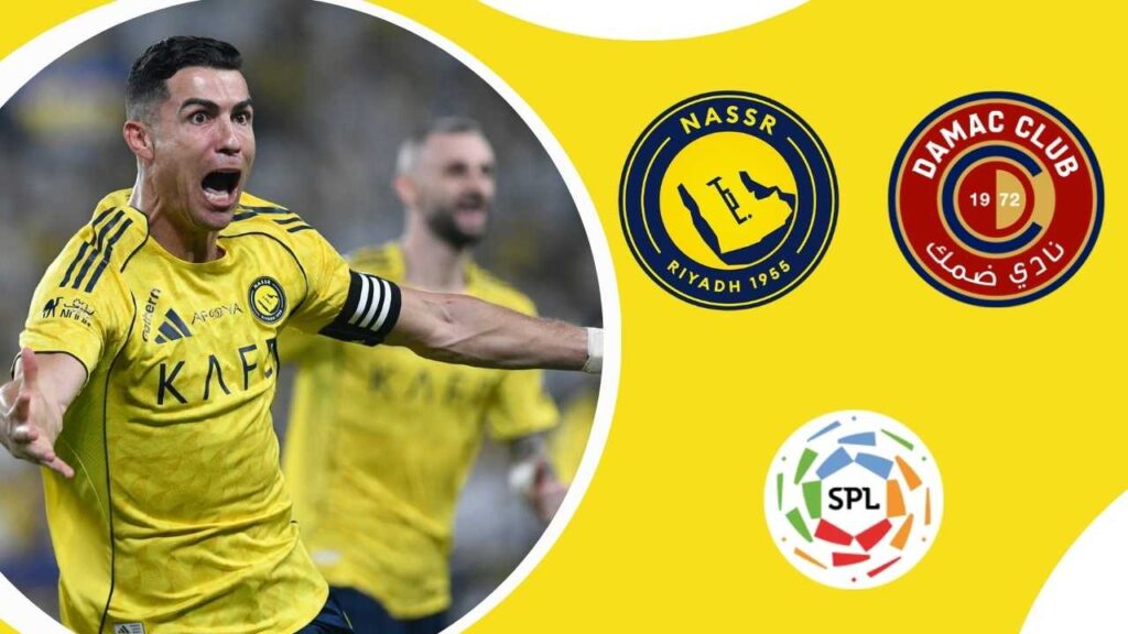 al nassr vs damac donde ver hoy vivo online plataformas streaming transmision transmisiones emision emisiones app aplicaciones canal canales tv television en directo senal abierta youtube futbol gratis paginas web sitios internet a que hora juegan horarios países donde pasan como ver cristiano ronaldo arabia saudita liga saudi pro espana movistar dazn
