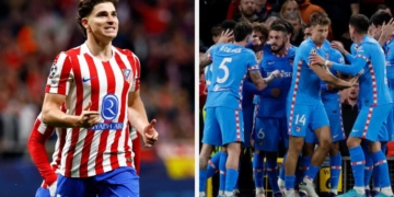 atletico madrid champions league hoy alineacion titular diego cholo simeone vs arsenal londres emirates premier league semifinales liga campeones mikel arteta director tecnico dt entrenador donde ver partidazo formacion titulares nomina