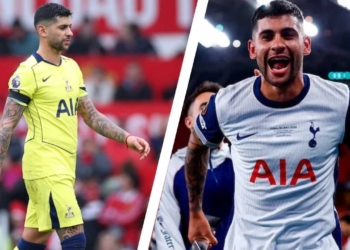 cuti romero barcelona fichaje verano refuerzo contratacion mercado ventana europa liga espanola espna laliga hansi flick entrenador deco joan laporta buscan defensor central argentino argentina tottenham desciende premier league precio