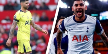 cuti romero barcelona fichaje verano refuerzo contratacion mercado ventana europa liga espanola espna laliga hansi flick entrenador deco joan laporta buscan defensor central argentino argentina tottenham desciende premier league precio