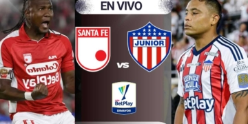 independiente santafe junior barranquilla donde ver hoy vivo online plataformas streaming transmision transmisiones emision emisiones app aplicaciones canal canales tv television en directo senal abierta youtube futbol gratis paginas web sitios internet a que hora juegan horarios países donde pasan como ver semifinal liga betplay dimayor futbol profesional colombiano fpc campin bogota win espn