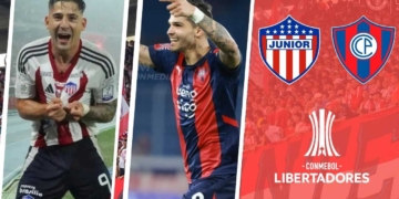 junior cerro porteno donde ver hoy vivo online plataformas streaming transmision transmisiones emision emisiones app aplicaciones canal canales tv television en directo senal abierta youtube futbol gratis paginas web sitios internet a que hora juegan horarios países donde pasan como ver copa libertadores conmebol metropolitano barranquilla jaime moron cartegan asuncion colombia paraguay