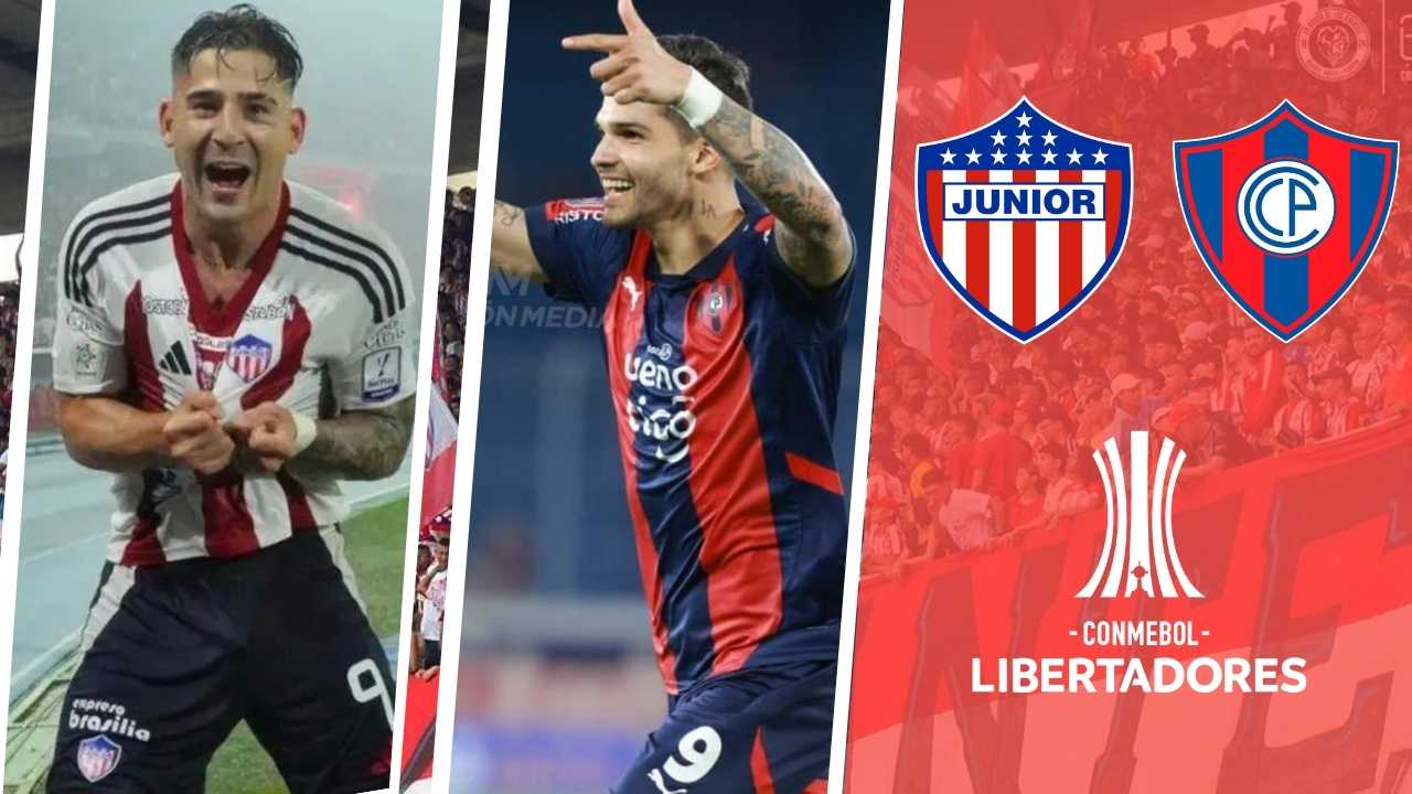 junior cerro porteno donde ver hoy vivo online plataformas streaming transmision transmisiones emision emisiones app aplicaciones canal canales tv television en directo senal abierta youtube futbol gratis paginas web sitios internet a que hora juegan horarios países donde pasan como ver copa libertadores conmebol metropolitano barranquilla jaime moron cartegan asuncion colombia paraguay