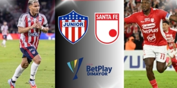 junior santafe donde ver hoy vivo online plataformas streaming transmision transmisiones emision emisiones app aplicaciones canal canales tv television en directo senal abierta youtube futbol gratis paginas web sitios internet a que hora juegan horarios países donde pasan como ver futbol profesional colombiano fpc liga betplay dimayor barranquilla romelio amrtinez metropolitano semifinal win