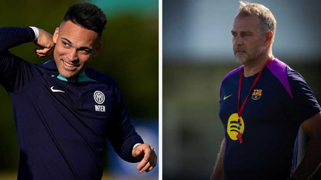 lautaro martinez barcelona fichaje delantero inter milan italia serie a hansi flick entrenador director tecnico lo busca lo quiere deco joan laporta argentina reemplazo lewandowski laliga espanola espana champions league mercado refuerzos verano plantilla