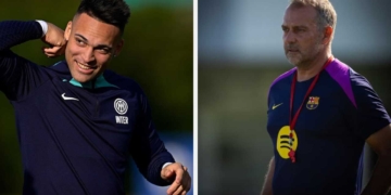 lautaro martinez barcelona fichaje delantero inter milan italia serie a hansi flick entrenador director tecnico lo busca lo quiere deco joan laporta argentina reemplazo lewandowski laliga espanola espana champions league mercado refuerzos verano plantilla