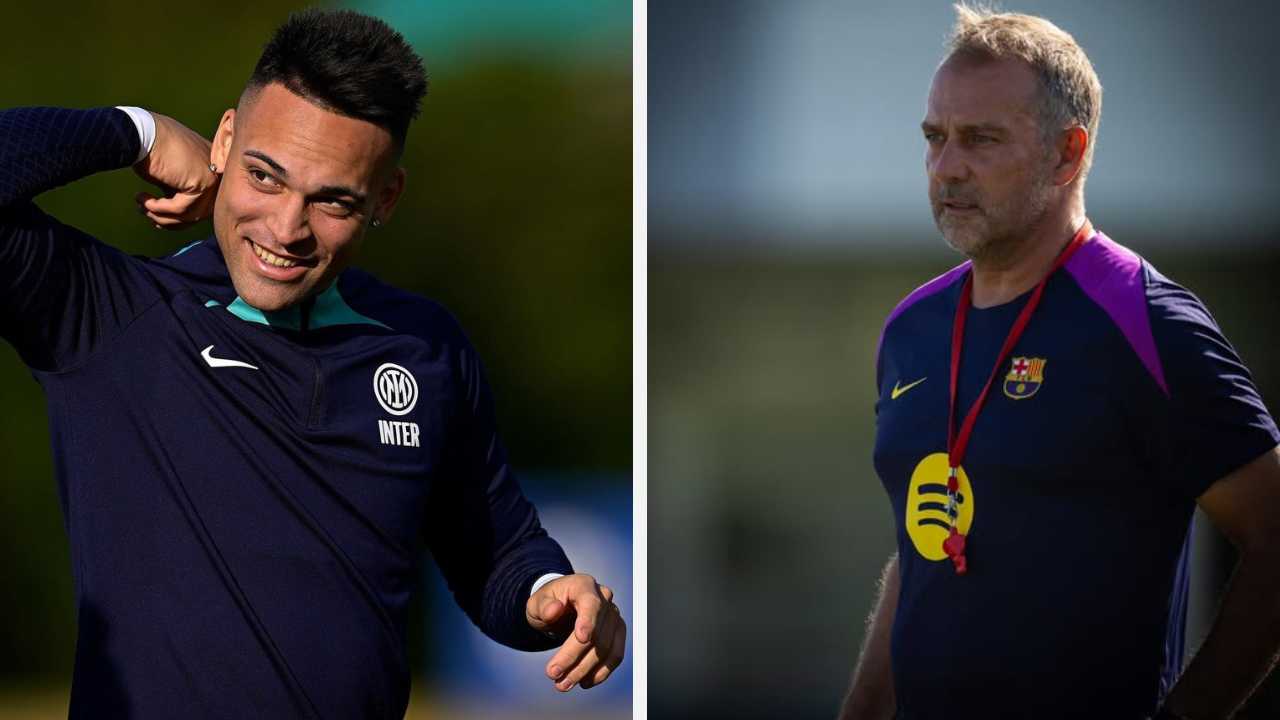 lautaro martinez barcelona fichaje delantero inter milan italia serie a hansi flick entrenador director tecnico lo busca lo quiere deco joan laporta argentina reemplazo lewandowski laliga espanola espana champions league mercado refuerzos verano plantilla