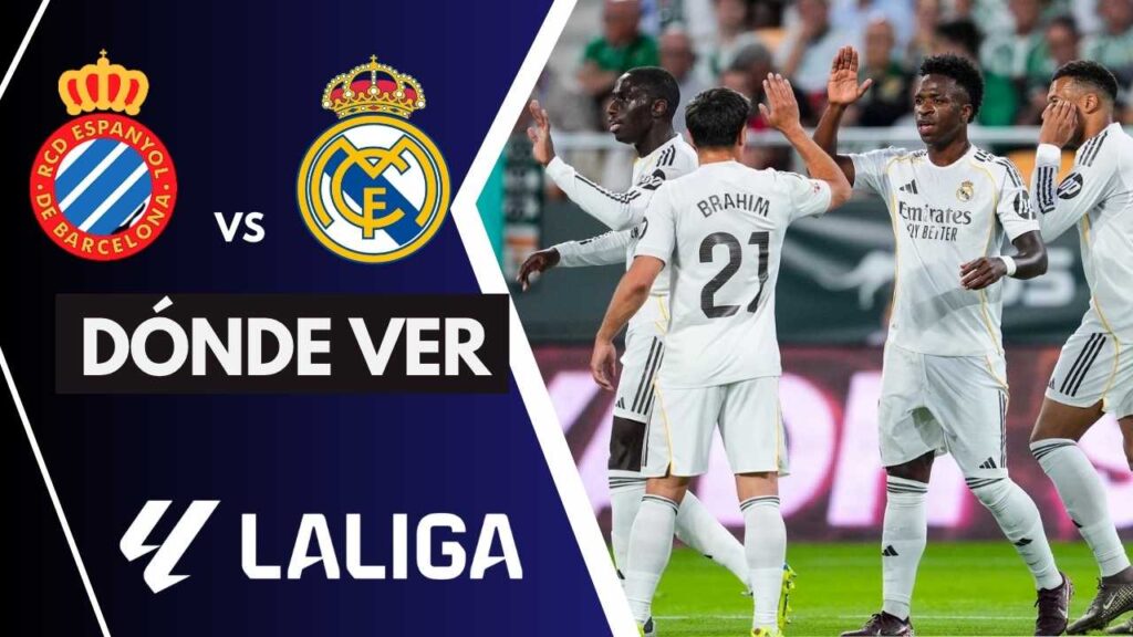 espanyol real madrid donde ver hoy vivo online plataformas streaming transmision transmisiones emision emisiones app aplicaciones canal canales tv television en directo senal abierta youtube futbol gratis paginas web sitios internet a que hora juegan horarios países donde pasan como ver liga espanola laliga liga espana movistar dazn espn directv