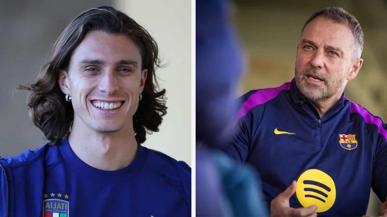 futbol club barcelona fichaje defensor central defensa alessandro bastoni riccardo calafiori hansi flick director tecnico prefiere deco presidente joan laporta futbol espanol liga espanola espana