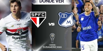 sao paulo millonarios donde ver hoy vivo online plataformas streaming transmision transmisiones emision emisiones app aplicaciones canal canales tv television en directo senal abierta youtube futbol gratis paginas web sitios internet a que hora juegan horarios países donde pasan como ver copa sudamericana conmebol colombia brasil morumbi