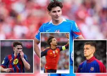 julian alvarez atletico barcelona mercado fichajes transferencias verano europa 2026 liga espanola espana premier league inglaterra futbol ingles espanol champions campeones refuerzos contrataciones contratados clausula euros millones ficha contrato transpaso incorporaciones