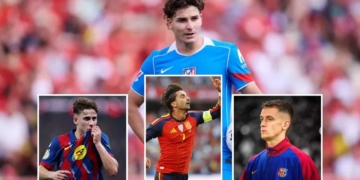 julian alvarez atletico barcelona mercado fichajes transferencias verano europa 2026 liga espanola espana premier league inglaterra futbol ingles espanol champions campeones refuerzos contrataciones contratados clausula euros millones ficha contrato transpaso incorporaciones