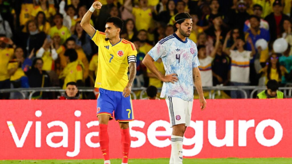 luis diaz seleccion colombia figura goleador hisoria lista listado maximos goleadores anotadores falcao garcia james iguaran lucho luchito campin bogota costa rica golazo mundial 2026
