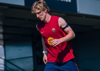 barcelona amistoso basilea suiza debut anthony gordon