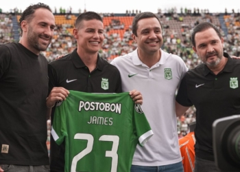 atletico nacional james rodriguez presentacion david ospina despedida atanasio girardot