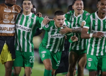 james rodriguez atletico nacional elogios hinchada debut campin