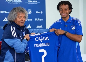 juan guillermo cuadrado alberto gamero millonarios fichaje presentacion
