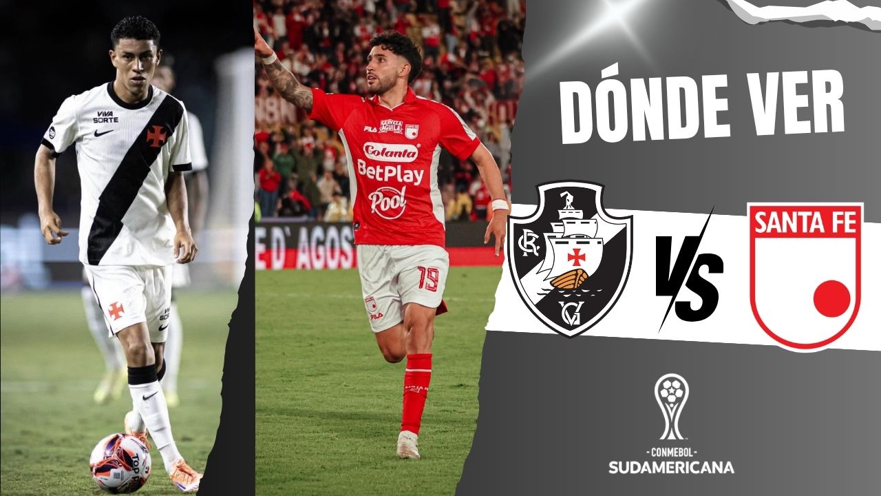 vasco da gama vs independiente santafe donde ver hoy vivo copa sudamericana tv streaming