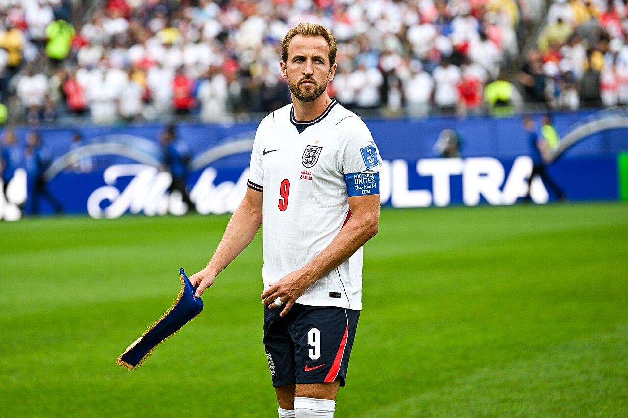 Harry Kane con Inglaterra en el Mundial 2026